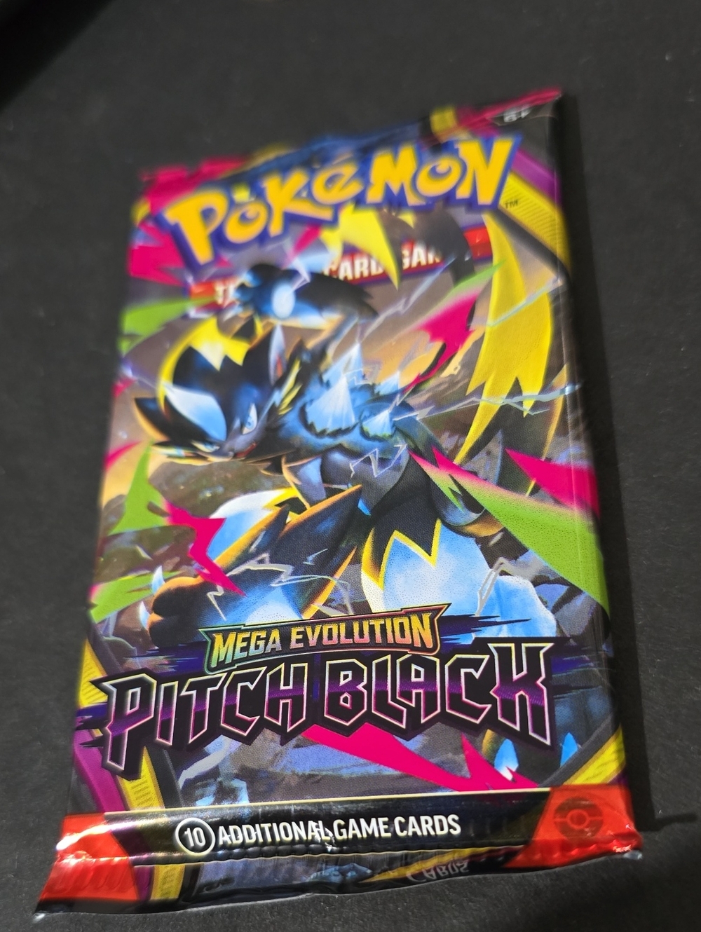 NIP Pokemon Mega Evolution Pitch Black 10 Additional Game Cards